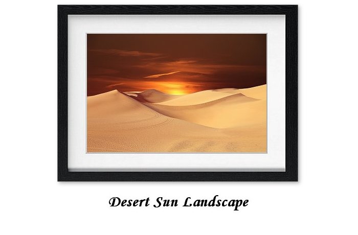 Desert Sun Landscape